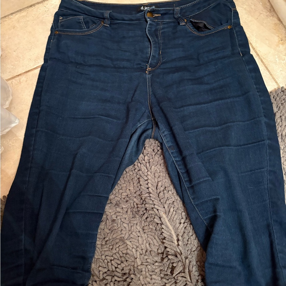 d. jeans Women's Deep Blue Skinny Jeans